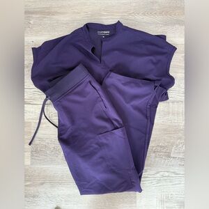 Mandala Eggplant Scrubs